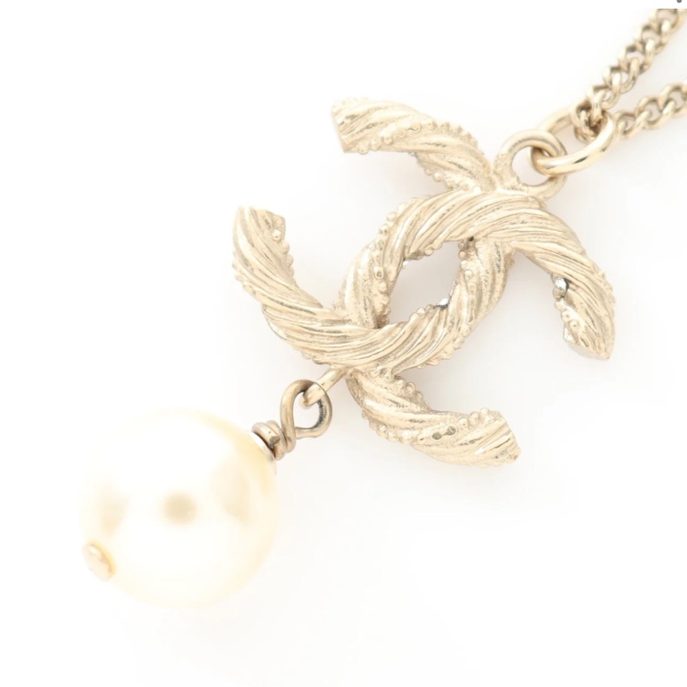 👛👛👛Chanel Coco Mark Gold Plated Necklace - Picture 4 of 4